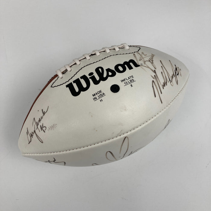 Walter Payton Chicago Bears Hall Of Fame Legends Multi Signed Football JSA COA