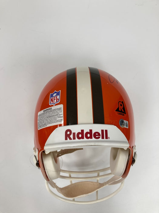 Leroy Kelly Signed Cleveland Browns Full Size Authentic Helmet Beckett Certified