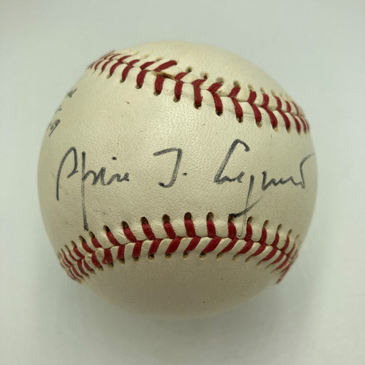 Vice President Spiro Agnew Single Signed 1969 American League Baseball JSA COA