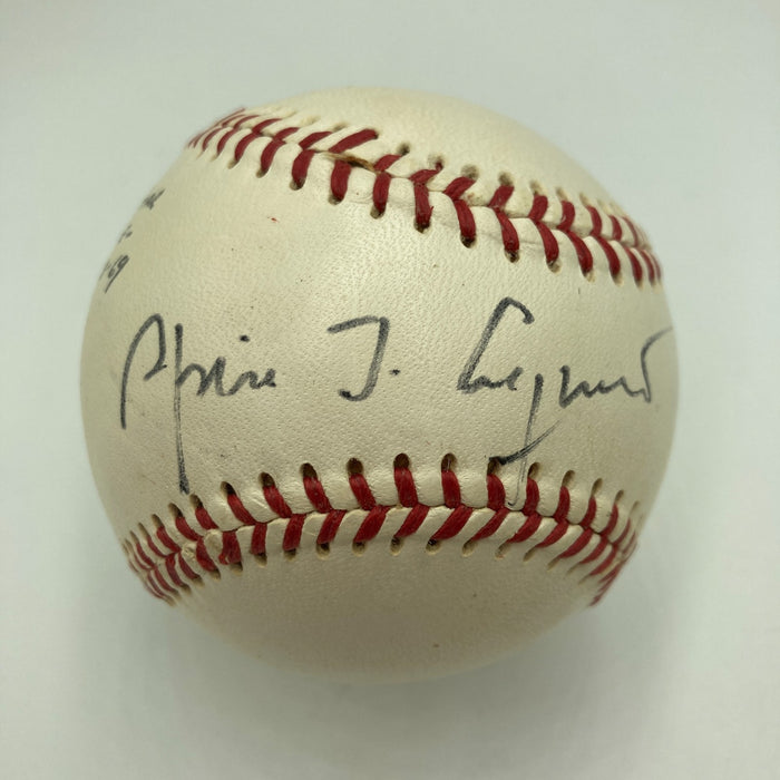 Vice President Spiro Agnew Single Signed 1969 American League Baseball JSA COA