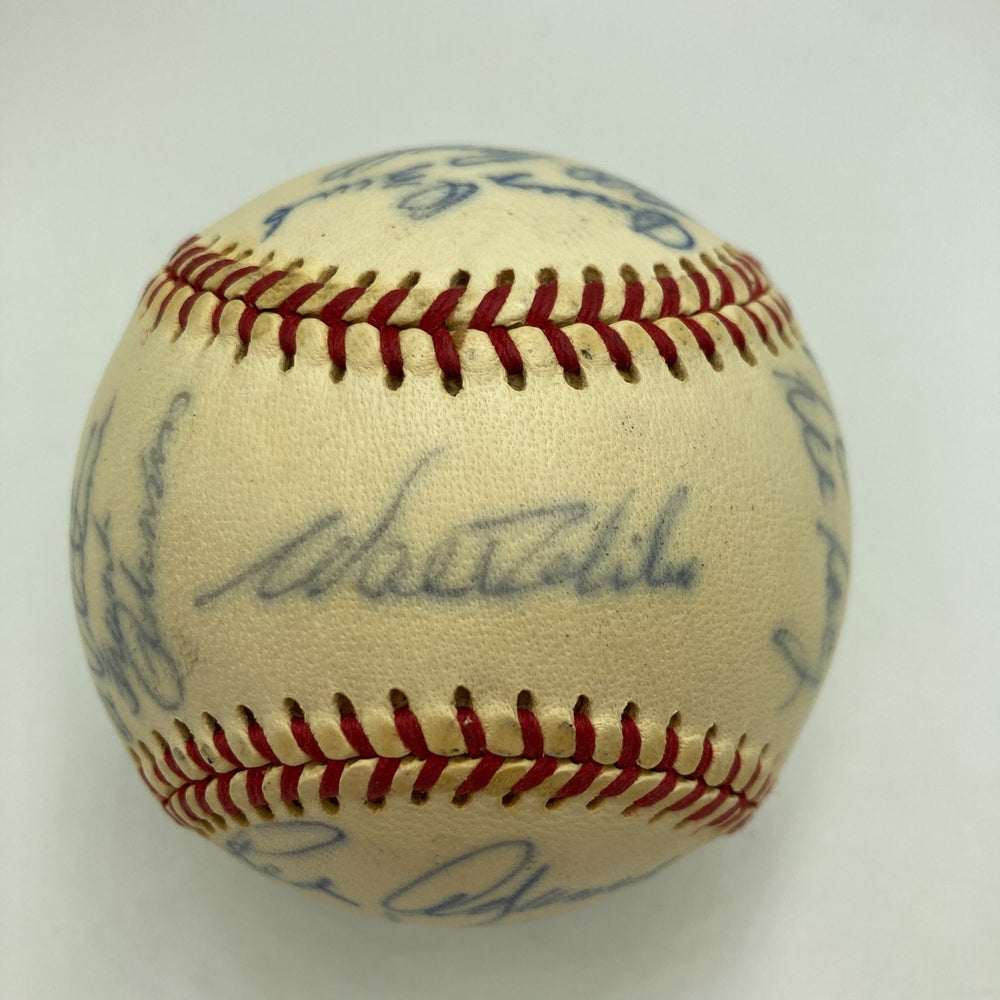 1972 Los Angeles Dodgers Team Signed Official National League Feeney Baseball