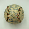 Historic 1937 Washington Redskins Inaugural Season Team Signed Baseball JSA COA