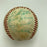 1957 New York Yankees AL Champs Team Signed Baseball Mickey Mantle JSA COA