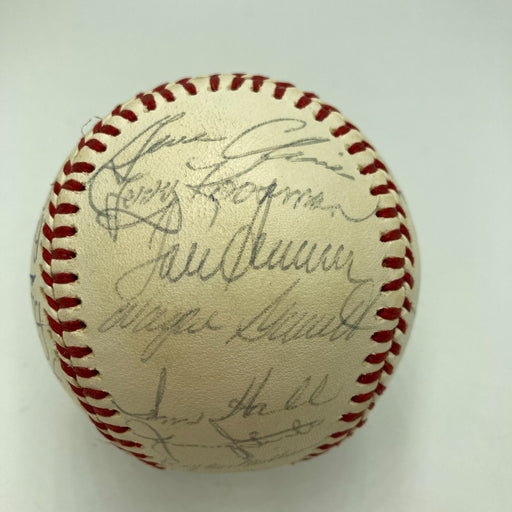 1975 New York Mets Team Signed National League Baseball Tom Seaver JSA COA