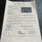 Mickey Cochrane Signed Autographed 1949 Government Postcard GPC JSA COA