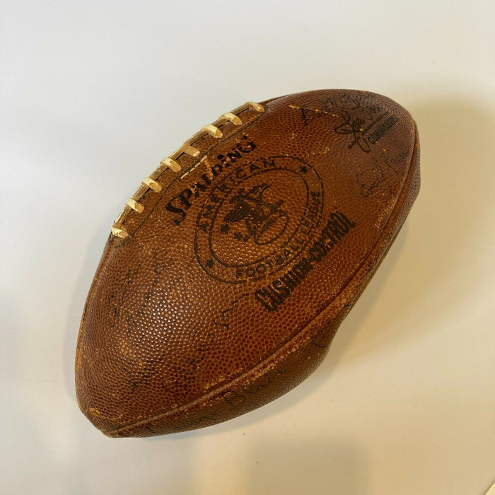 1962 All Star Game AFL Team Signed Game Used Football Al Davis Jack Kemp JSA COA