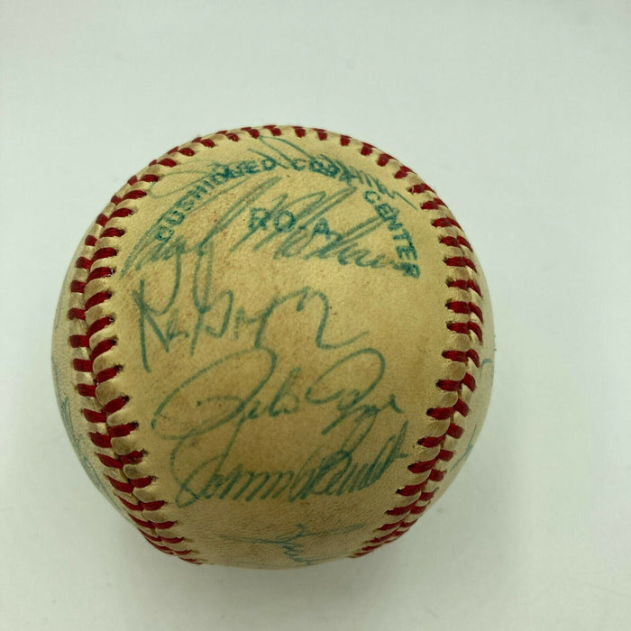 1978 Cincinnati Reds Team Signed Official American League Baseball PSA DNA COA