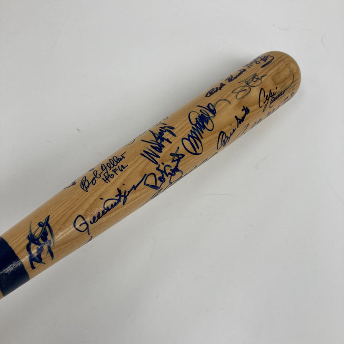 Hall Of Fame Multi Signed Baseball Bat 25 Sigs Kirby Puckett Gary Carter JSA COA