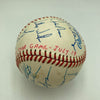 1982 All Star Game Team Signed Baseball George Brett Rickey Henderson JSA COA