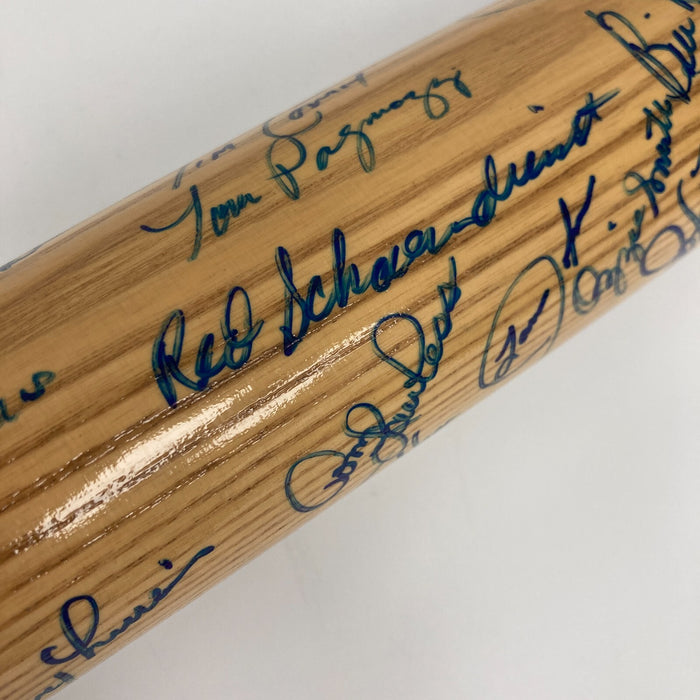 1987 St. Louis Cardinals NL Champs Team Signed World Series Game Issued Bat JSA