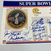 1967 Green Bay Packers Super Bowl Champs Team Signed Commemorative Patch JSA COA