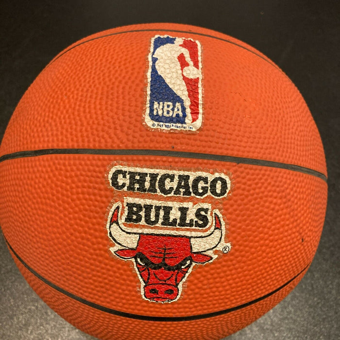 Michael Jordan 1984 Rookie Signed Chicago Bulls Basketball With Beckett COA