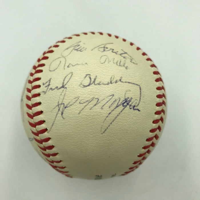 1970 Houston Astros Team Signed Official National League Baseball