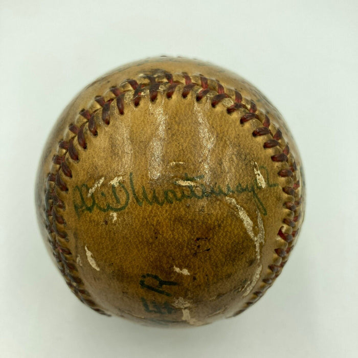 Dale Long 26th Home Run Signed Game Used Baseball 7-29-1952 JSA COA