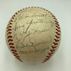 Ted Williams 1947 Boston Red Sox Team Signed Official American League Baseball