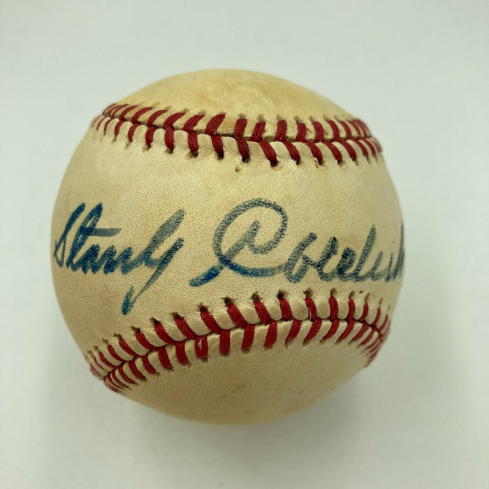 Stan Coveleski Single Signed Baseball Beckett COA