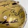 Tom Brady Peyton Manning Joe Montana NFL Hall Of Fame Signed Helmet 36 Sigs JSA