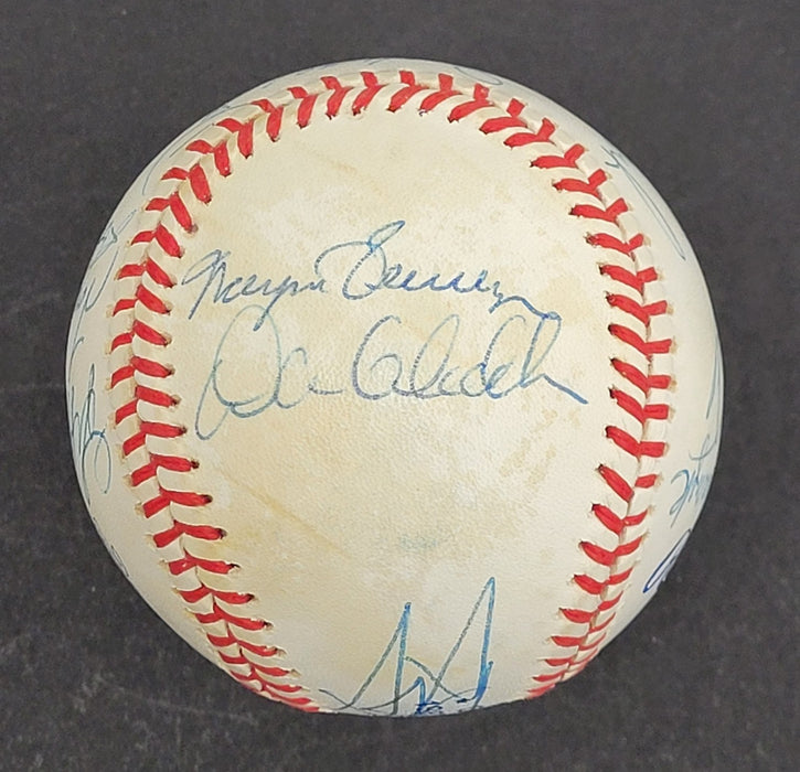 1987 Minnesota Twins World Series Champs Team Signed W.S. Baseball JSA COA