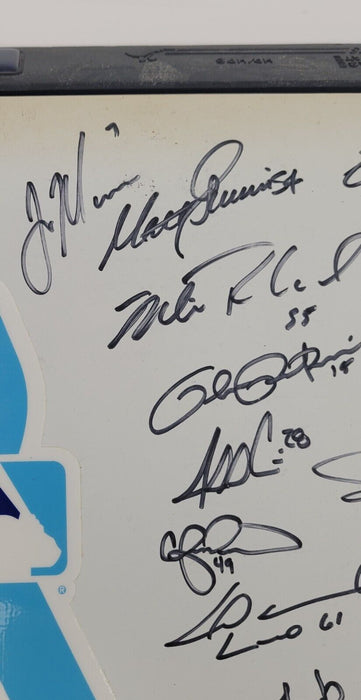 2008 Minnesota Twins Team Signed Home Plate 30 Sigs Joe Mauer MLB Authentic