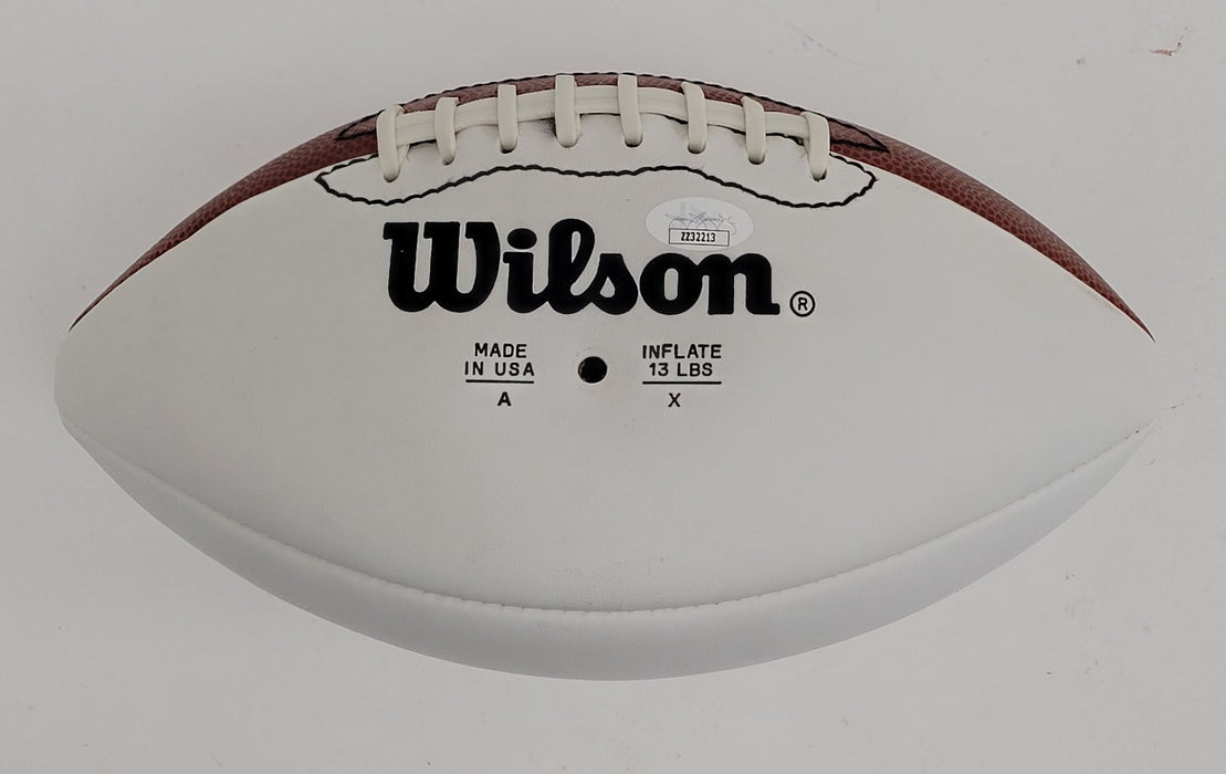 John Madden Signed Wilson Official NFL Football JSA COA