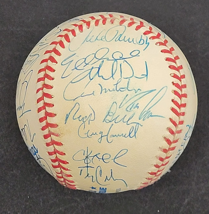 Kirby Puckett 1996 Minnesota Twins Team Signed Baseball JSA COA