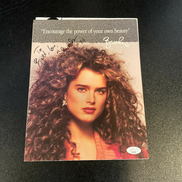 Brooke Shields Signed Vintage Advertising Magazine With JSA COA