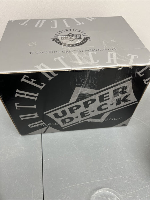 Michael Jordan Signed Leather Head Naismith Basketball Upper Deck UDA COA