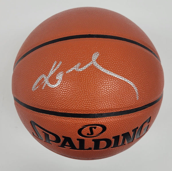 Kobe Bryant Signed Spalding Official Game Basketball Silver Ink Upper Deck UDA