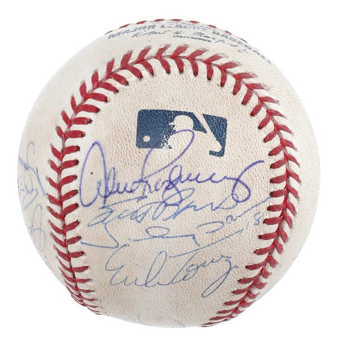 2015 New York Yankees Team Signed Game Used Baseball ALDS Clinching Game Jeter