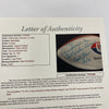 Bart Starr Signed The Quarterback Club Football JSA COA