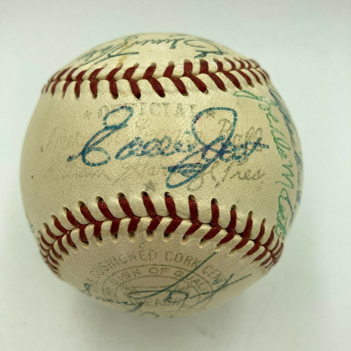 1954 Philadelphia A's Athletics Team Signed American League Baseball JSA COA