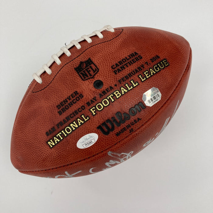 2015 Denver Broncos Super Bowl 50 Champs Team Signed NFL Football JSA COA