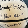 Patrick Mahomes 2013 Whitehouse Wildcats High School Team Signed Basketball JSA