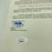 Bob Dylan Single Signed American League Baseball JSA COA RARE