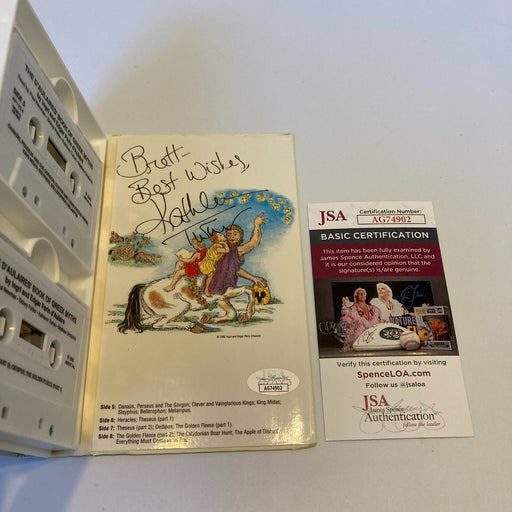 Kathleen Turner Signed Autographed Greek Myths Book Tapes Set JSA COA