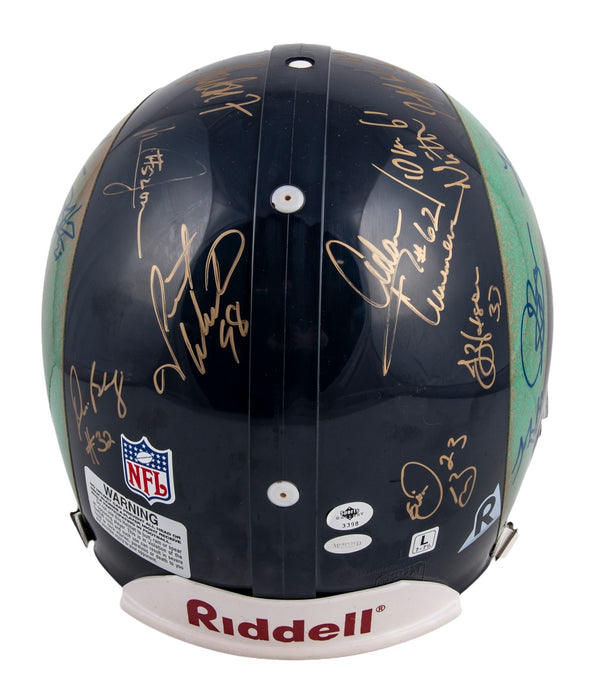 1999 St. Louis Rams Super Bowl Champs Team Signed Authentic Helmet Beckett COA