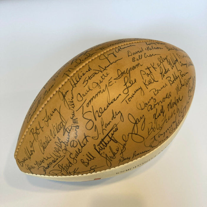 1973 Texas Longhorns SWC Champions Team Signed Football 60+ Sigs JSA COA