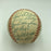 1955 Chicago White Sox Team Signed Autographed Baseball With Nellie Fox