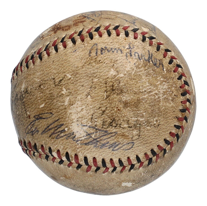 Honus Wagner Sweet Spot Multi Signed Baseball Beckett COA