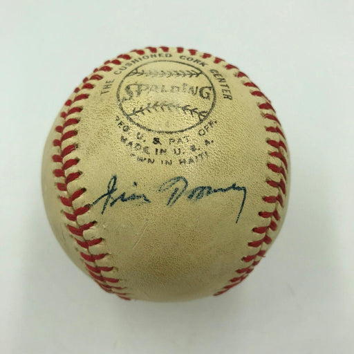 Rare James Jim Toomey Single Signed NL Baseball St. Louis Cardinals GM JSA COA