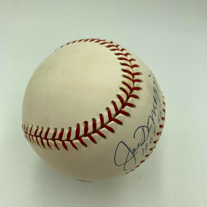 Joe Dimaggio "Hall Of Fame 1955" Signed American League Baseball JSA COA