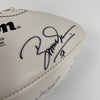 Dan Marino John Elway Drew Brees Quarterback Challange Signed Football JSA COA