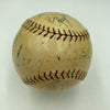 Babe Ruth Ty Cobb Walter Johnson Tris Speaker George Sisler Signed Baseball JSA