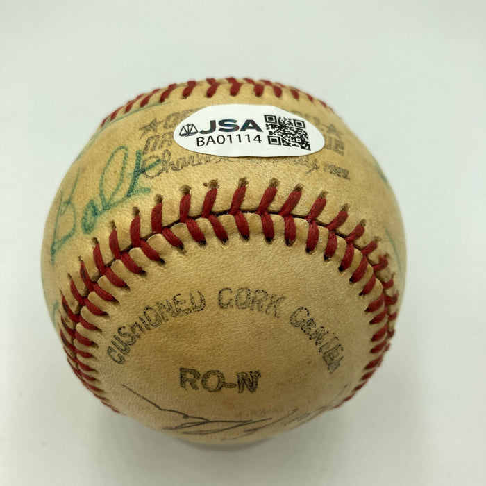 Tom Weiskopf Tommy Bolt Gay Brewer Jerry Pate Snead Golf PGA Signed Baseball JSA