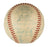 Beautiful 1954 New York Yankees Team Signed Baseball Mickey Mantle PSA DNA COA