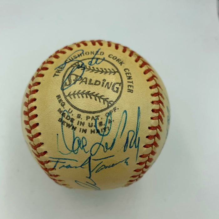 Stunning 1976 All Star Game Signed Baseball George Brett Sparky Anderson JSA COA