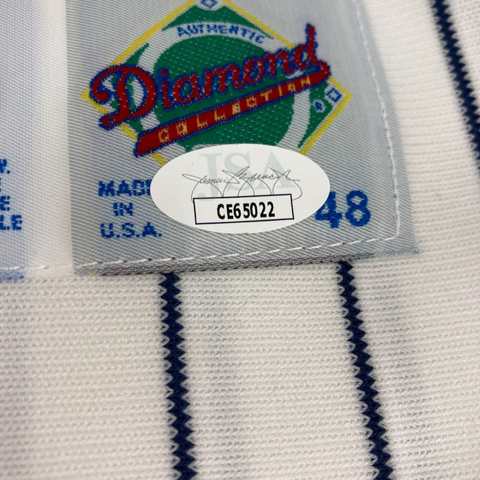 Wade Boggs Signed Authentic New York Yankees Russell Jersey JSA COA