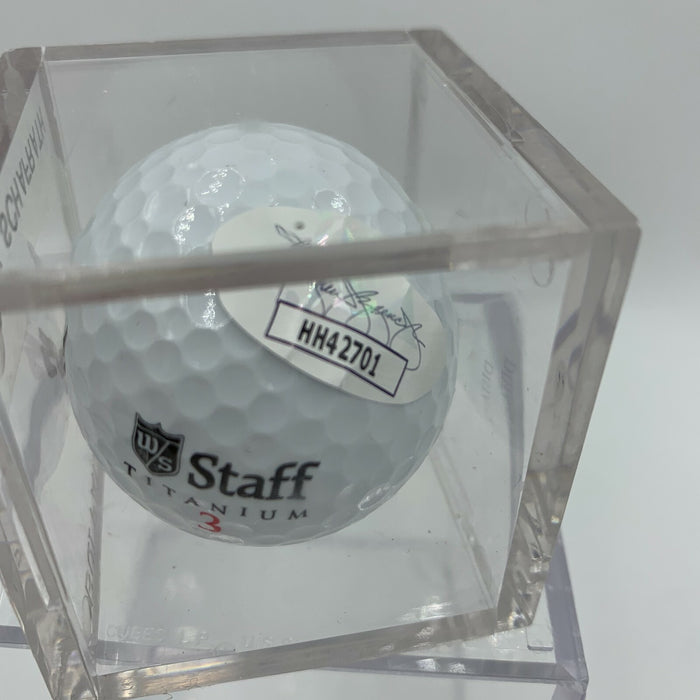 Dick Schafrath US Senator NFL Browns Signed Autographed Golf Ball PGA JSA COA