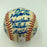 1985 New York Mets Team Signed National League Baseball With JSA COA