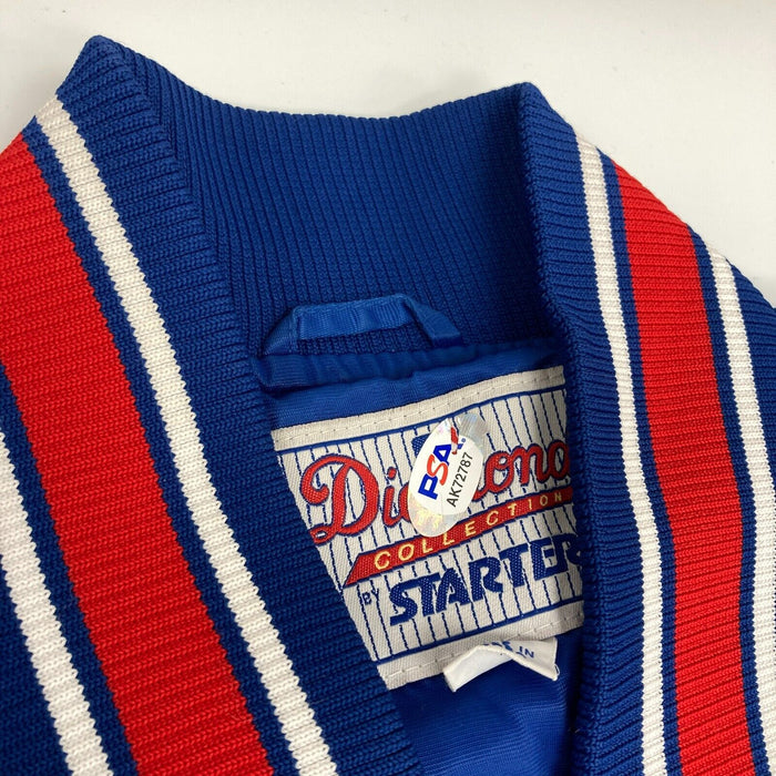 Nolan Ryan Signed 1990 Texas Rangers Authentic Game Model Jacket PSA DNA